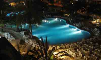 pool side view (by night)